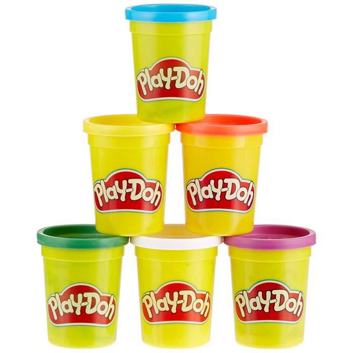 6 POTS DE PÂTE À MODELER À PAILLETTES PLAY-DOH HASBRO – Image 3