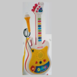 GUITARE ELECTRIQUE SONS ET LUMIERES AVEC MICROPHONE